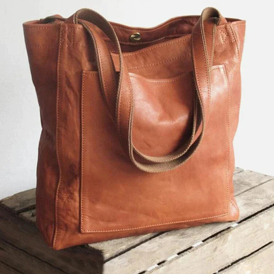 Clara | Faux Leather Tote